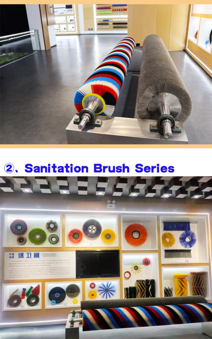 Customized material stainless steel copper bristle horse hair wire brush with rod