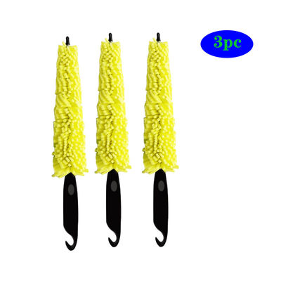 Plastik Handle Kendaraan Pembersih Sikat Roda Mobil Cuci Sikat Mobil Cuci Spons Alat