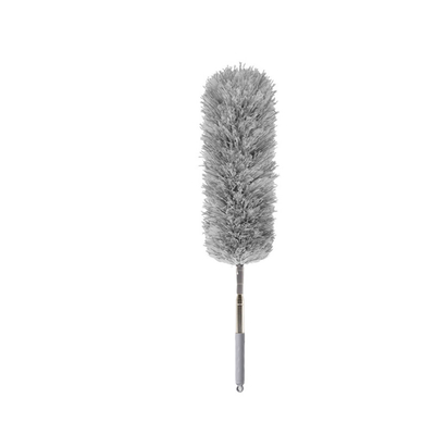 Mudah untuk membersihkan tiang stainless steel dan duster microfiber debu duster kepala sikat fleksibel