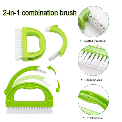 7 Set Windows Groove Cleaning Brush dan lantai ubin Gap Cleaning Brush