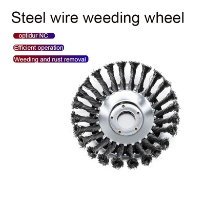 Wire Wheel Cup Twisted Knot Steel Wire Brush Disesuaikan