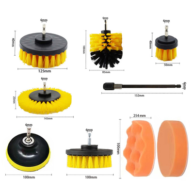 22pcs Bor Sikat Lampiran Set Scrub Bantalan Spons Power Scrubber Sikat