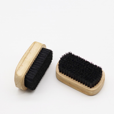 Disesuaikan Solid Wooden Handle Shoe Brush Multi Purpose Menghilangkan noda