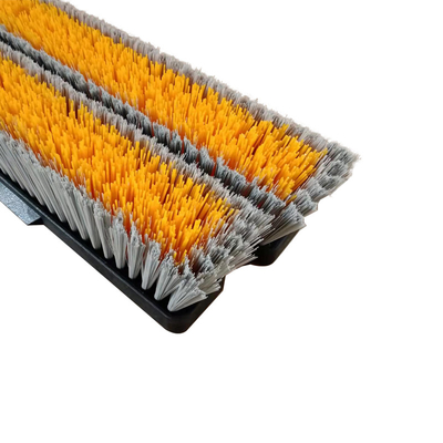 Heavy Duty Outdoor Sweeping Broom Wide Industrial Sweeping Brush dengan Bristles kaku