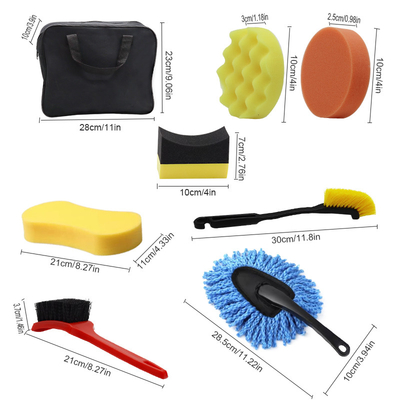 21Pcs Car Washing Kit Detail Sikat Pembersih Bor Soft Sikat Lampiran