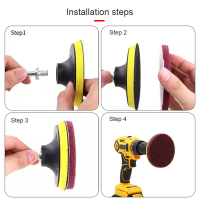 21Pcs Car Washing Kit Detail Sikat Pembersih Bor Soft Sikat Lampiran