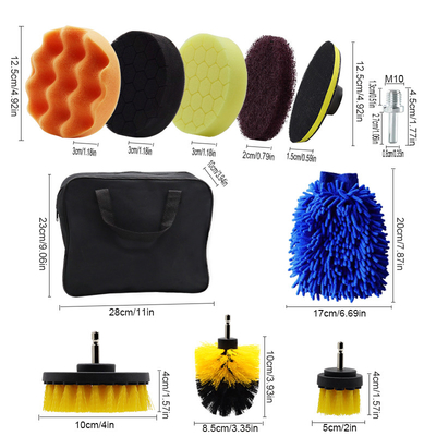 26 Pcs Mobil Detailing Kit Internal dan External Mobil Tool Kit Bor Pembersih Sikat Set