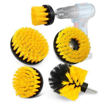 Populer Kuning Lembut Bristles 5 Piece Bor Pembersih Set Sikat