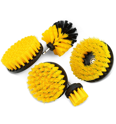 Populer Kuning Lembut Bristles 5 Piece Bor Pembersih Set Sikat