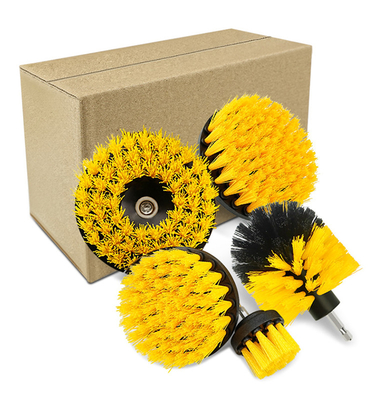 Populer Kuning Lembut Bristles 5 Piece Bor Pembersih Set Sikat