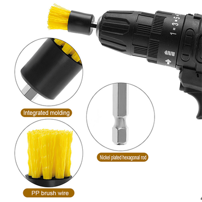 2pcs Multifunctional Electric Spin Scrubber Cleaning Brush Drill Brush Set