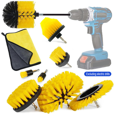 10pcs Pembersih Bor Untuk Sikat Attachment Set Rumah Tangga Sikat Bor Kit Untuk Dapur