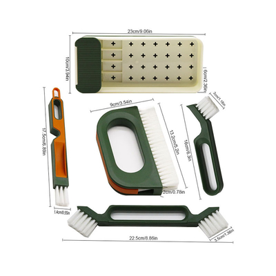 Multifunctional Crevice Brush 4-In-1 Set Crevice Brush Untuk Pembersihan Dapur