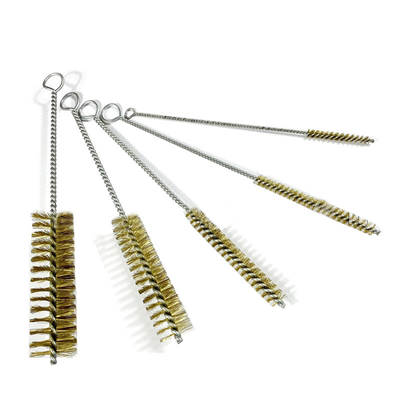 Berkualitas tinggi Twisted Pipe Cleaning Tembaga Wire Pipeline Brush