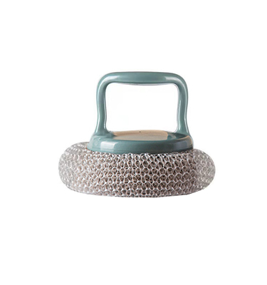 Jual Terbaik Dapur Stainless Steel Bola Pembersih Scrubber Sikat Dengan Genggam