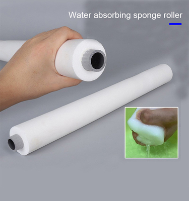 PVA Foam Sponge Absorbent Sponge Roll Mesin Pembersih Kaca Sponge Roll Brush