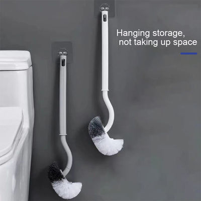 Handuk panjang bersih tidak mati sudut toilet sikat rumah tangga dinding menggantung dan rambut lembut S-bentuk pegangan