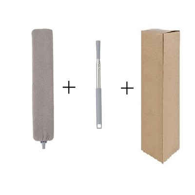 Membangun langit-langit tiang teleskopik bersih Cuci Microfiber Fluffy Duster
