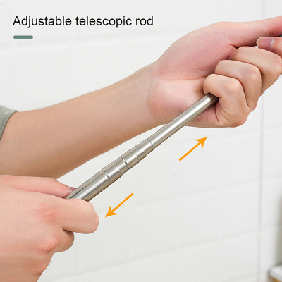 Membangun langit-langit tiang teleskopik bersih Cuci Microfiber Fluffy Duster